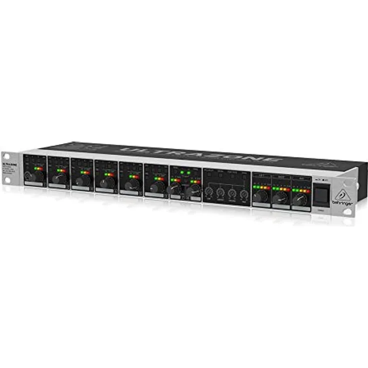 Behringer ULTRAZONE ZMX8210 V2, Zone Mixer für kommerzielle Sound-Systeme, Schwarz