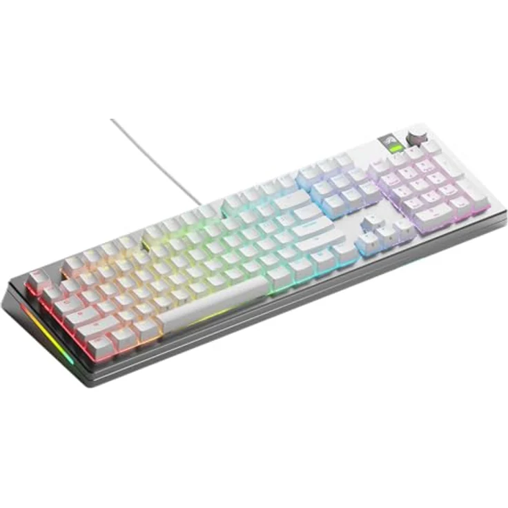 Glorious Gaming GMMK 3 PRO: Anpassbare mechanische Tastatur, Full Size 100%, Aluminiumgehäuse & Dichtungssystem, Hot-Swap (MX-Schalter), Schalldämmung, angepasste Tastenkappen - Silber – Bild 1