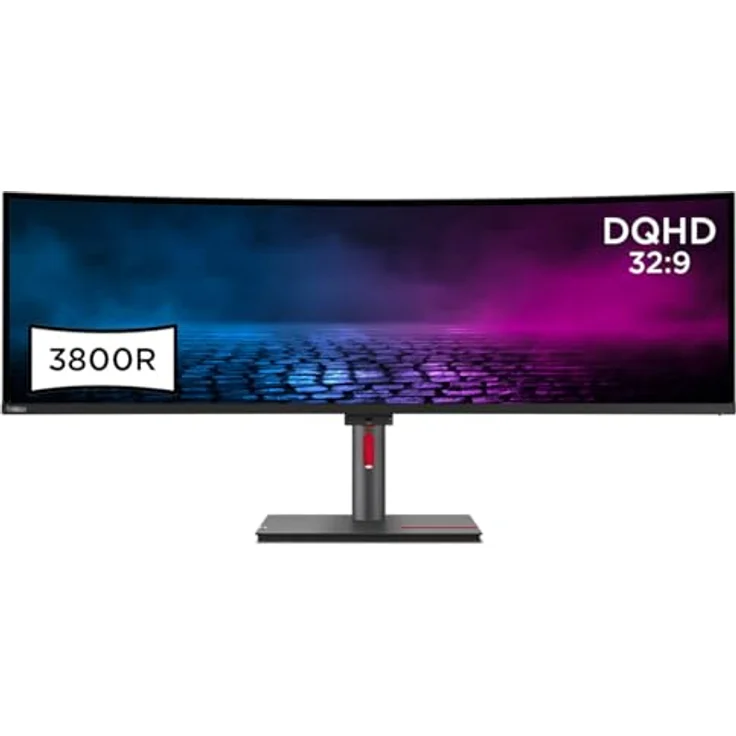 Lenovo ThinkVision P49w-30 124,5cm (49") DQHD 32:9 curved Monitor HDMI/DP/USB-C – Bild 2