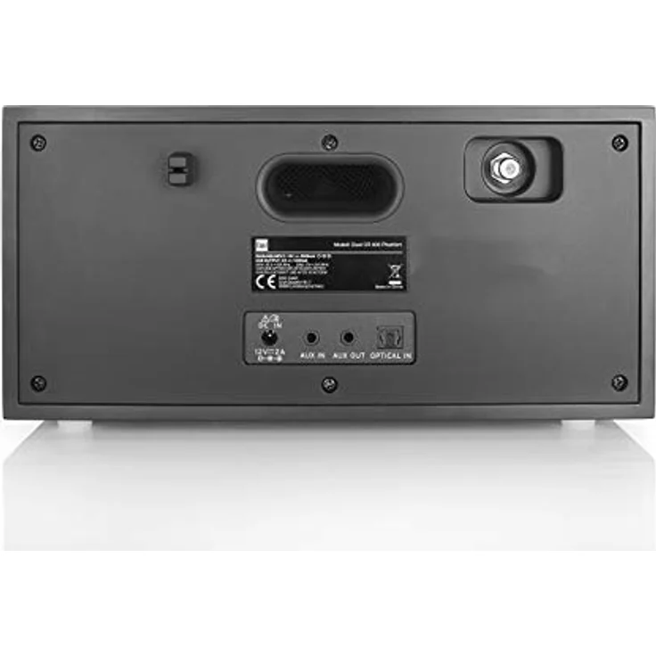 Design-Hybridradio • CD, USB, MP3, DAB+ Radio • AUX-In • UKW Radio • Musikstreaming • Spotify • Amazon Music • Stereoanlage • OLED-Display • HIFI • Kopfhöreranschluss • Schwarz • Dual CR 900 Phantom – Bild 4