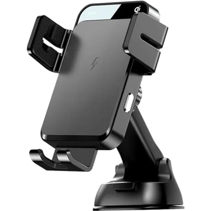 Joyroom JR-ZS219 Car Holders SET, Smartphone Halterung mit Qi-Induktionsladefunktion, Schwarz, für Geräte mit 4,7" bis 6,8" Bildschirmdiagonale – Bild 2