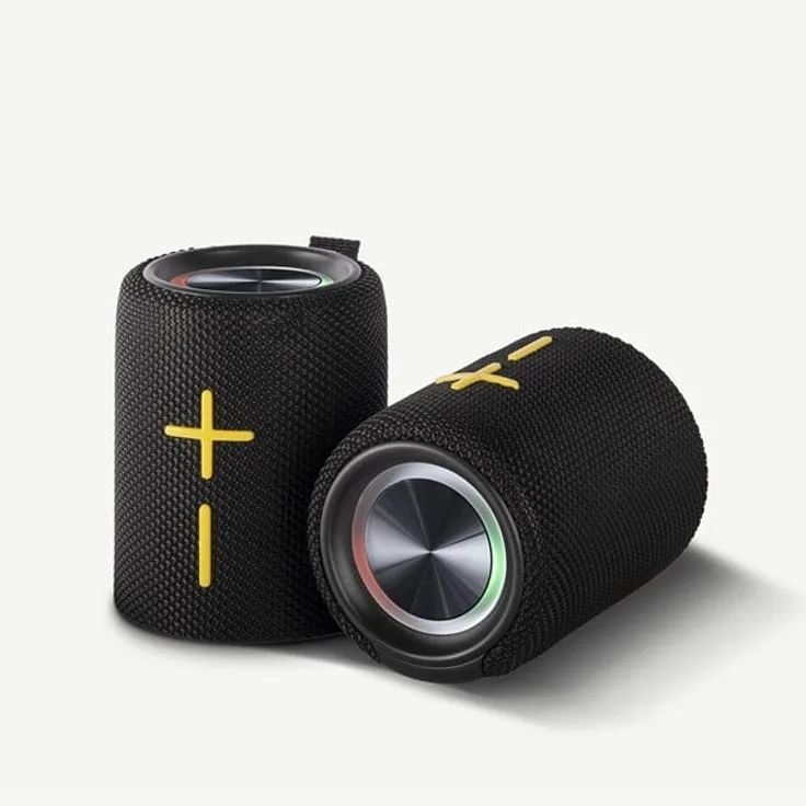 Aqiila Soundbird DUO, 2-in-1 Portable Stereo Lautsprecher mit Bluetooth 5.3, IPX6 Schutz und True Wireless Stereo Design