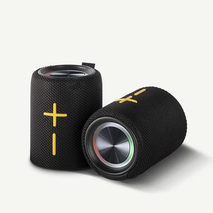 Aqiila Soundbird DUO, 2-in-1 Portable Stereo Lautsprecher mit Bluetooth 5.3, IPX6 Schutz und True Wireless Stereo Design