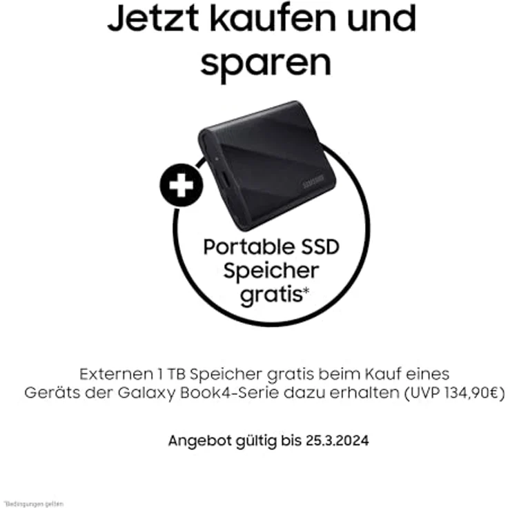 Samsung Galaxy Book4 Ultra Notebook, 16"-Laptop, Intel Core Ultra 7, 16 GB RAM, 512 GB, Moonstone Gray, 3 Jahre Herstellergarantie [Exklusiv auf Amazon] – Bild 2