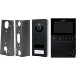 DoorBird D11 BusinesSet, Edelstahl V2A Video-Türsprechanlage mit HD-Videoübertragung und Innenstation, IP65, Geofencing, Nachtsichtmodus