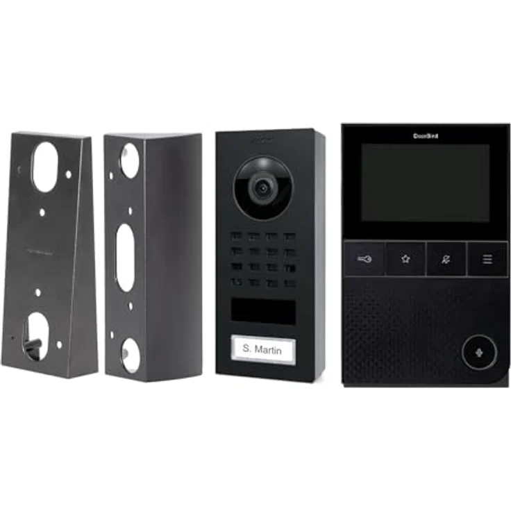 DoorBird D11 BusinesSet, Edelstahl V2A Video-Türsprechanlage mit HD-Videoübertragung und Innenstation, IP65, Geofencing, Nachtsichtmodus – Bild 1