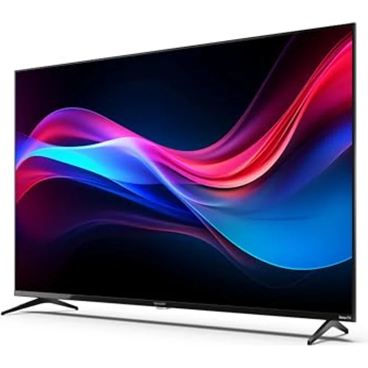 SHARP 55GJ4225E - 55 Zoll Fernseher 4K Ultra HD Roku TV ohne Rahmen - Gaming & Streaming LED Smart TV (HDR10, HDMI 2.1, AV1-Codec, Receiver, WLAN) - Netflix, Prime, YouTube, Disney+ – Bild 3