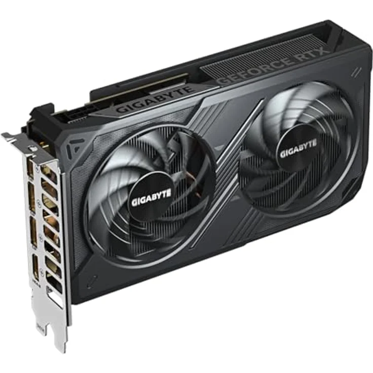 GIGABYTE GeForce RTX 5060 WINDFORCE OC 8G Grafikkarte, 8GB GDDR7, 128bit, PCI-E 5.0, 2512 MHz, 3x DisplayPort, 1x HDMI, Schwarz – Bild 5