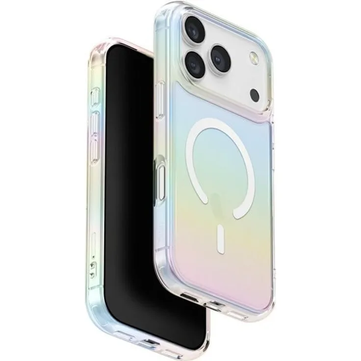 UNIQ Iridescia Case für iPhone 17 Pro Max, Magclick Charging, Multicolor, elegantes und schützendes Design