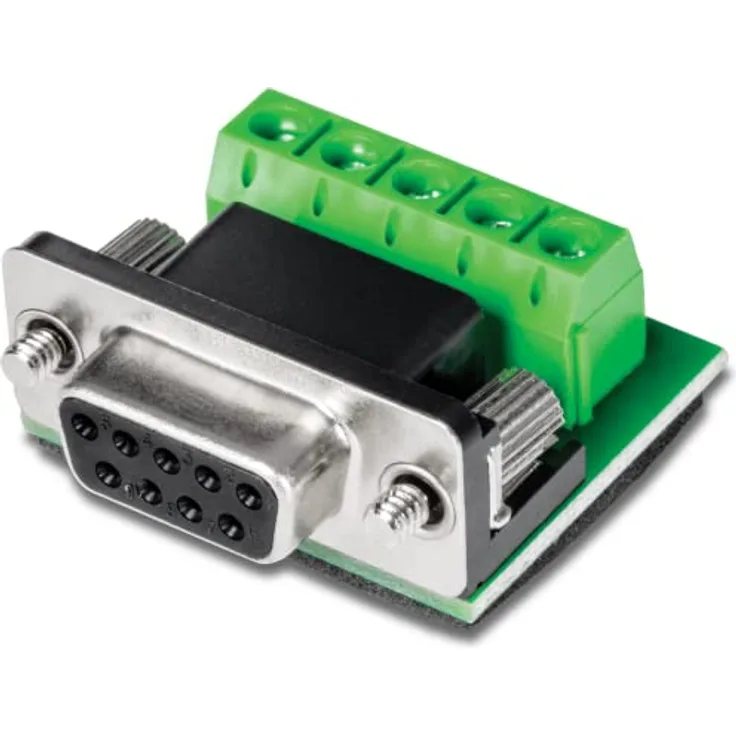 TRENDnet RS232 auf RS422 RS485 Konverter-Adapter, Datenkonverter, Schwarz, TI-S100
