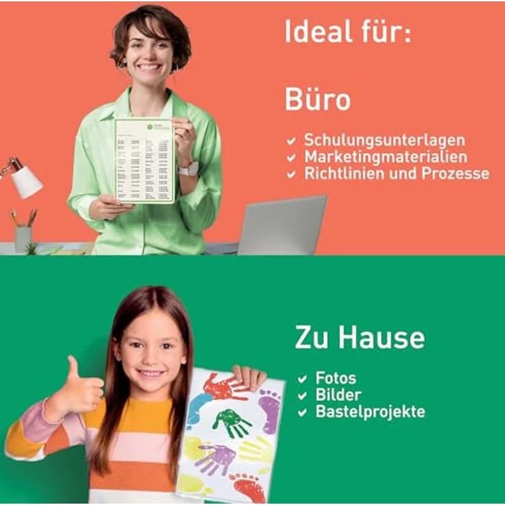 LEITZ Laminiergerät iLAM UDT Folien 7485, Laminiergerät mit Unique Direction Technology für einfache Bedienung, glänzende Oberfläche und Ultra Premium Qualitätsfolie – Bild 6