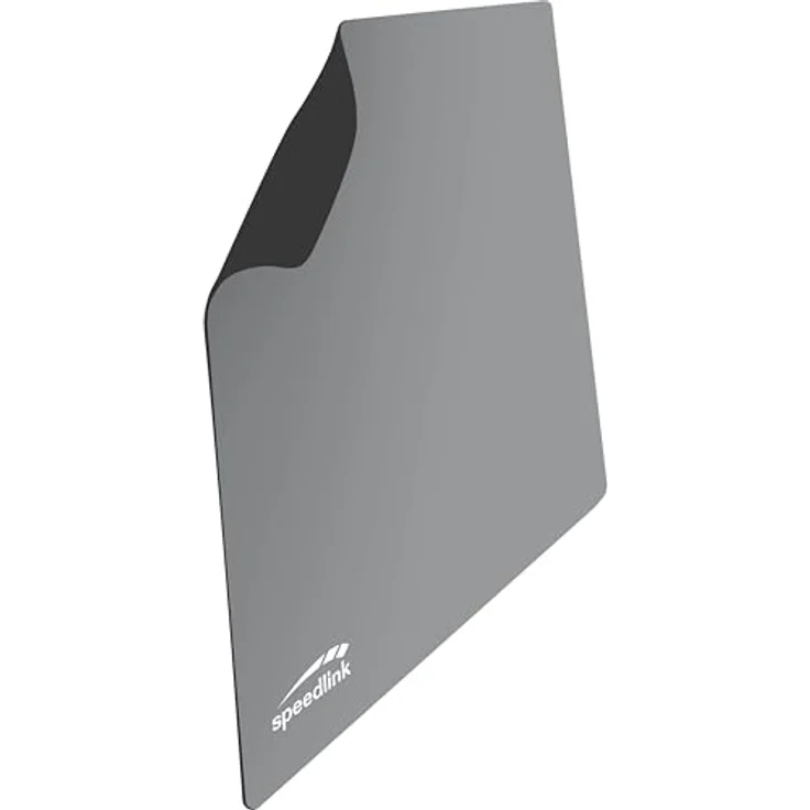 Speedlink ATECS Soft Gaming Mauspad M, 38 x 30 cm, glatte Textil Oberfläche, rutschfest, grau – Bild 3