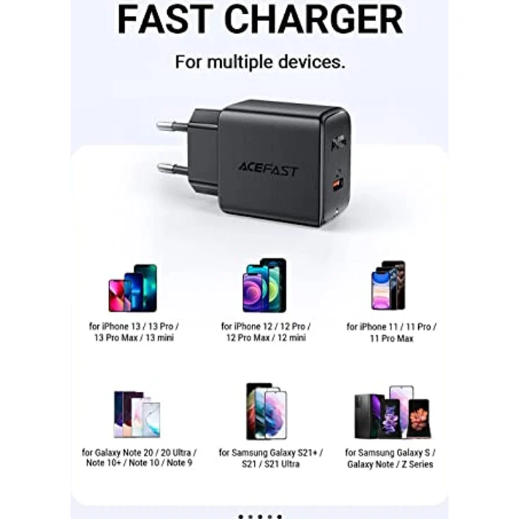 ACEFAST Wall Charger A1 PD20W, 1x USB-C (weiß) – Bild 5