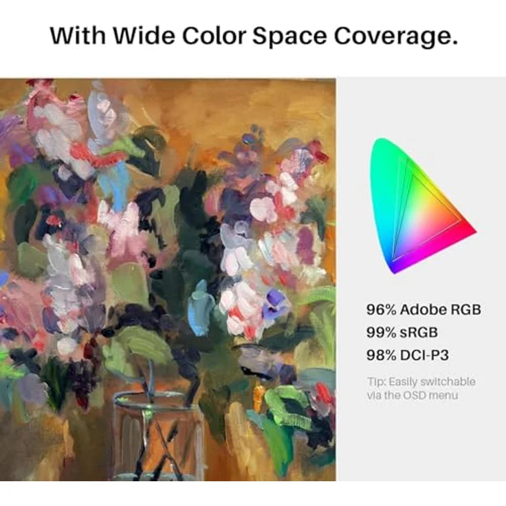 HUION Kamvas Pro 19 Grafiktablett, 18,4-Zoll mit 4K UHD-Auflösung, Grau – Bild 3