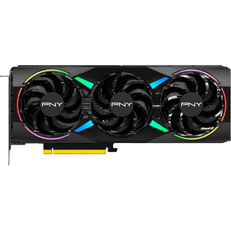 PNY GeForce RTX 5070 ARGB Übertaktet Triple Fan 12GB GDDR7 Reflex 2 RTX AI DLSS4 Next-Gen-Grafikkarte