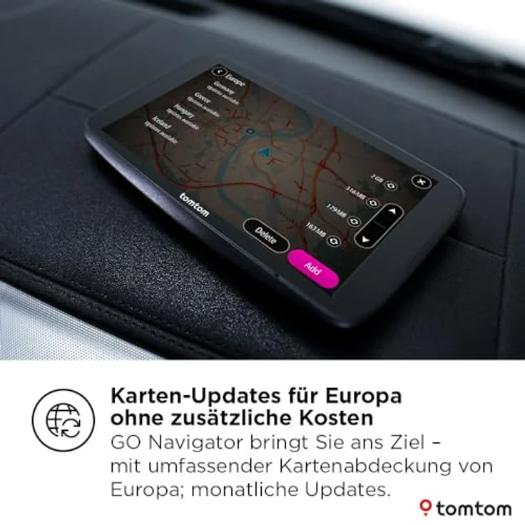 TomTom Go Navigator 7, 17,8 cm (7 Zoll) Navigationsgerät mit 32 GB, Ganz Europa, Wi-Fi, Bluetooth, Radarkamerawarnungen – Bild 4