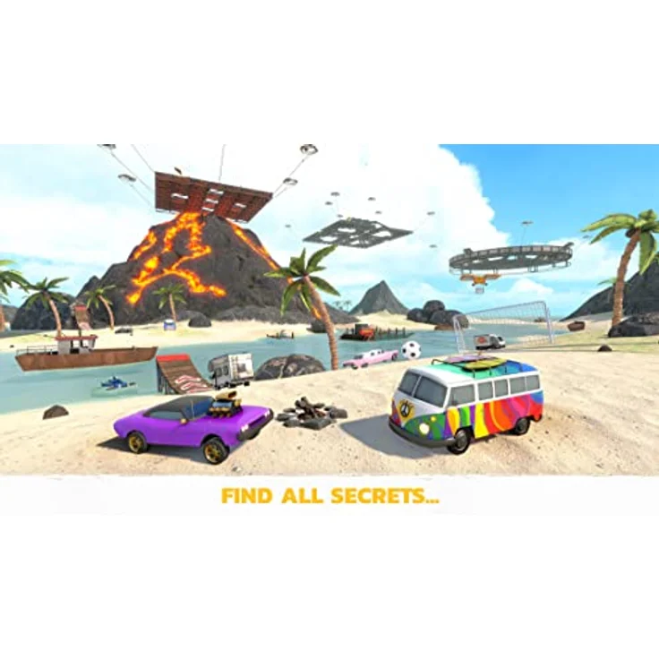 Markt + Technik CRASH DRIVE 3 - verrückteste Auto Stunt Rallye für PS5, über 50 Mega Coole Fahrzeuge, 1 Spieler, Online Mehrspieler Modus – Bild 3