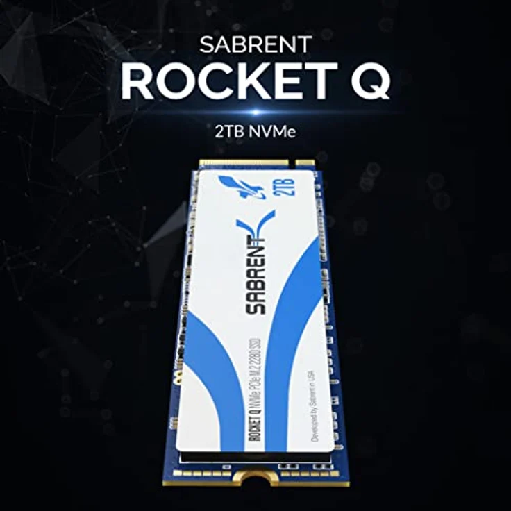 Sabrent Rocket Q 2TB NVMe PCIe M.2 2280 Interne Hochleistungs-Solid-State SSD (SB-RKTQ-2TB) – Bild 2
