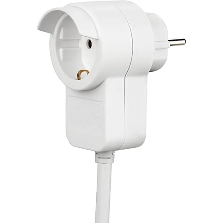 Hama - 133801 Schutzkontakt-Verlängerungskabel Powerplug, Zusatzsteckdose, 3,0 m, Weiß – Bild 6