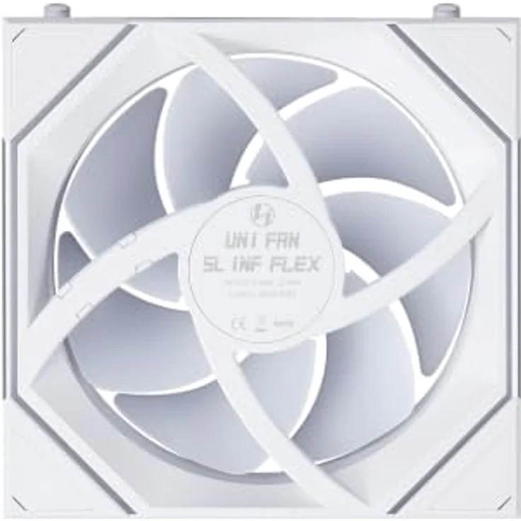Lian Li UNI FAN SL-INF FLEX, Wireless Lüfter ARGB 120mm, 3er-Pack mit Controller, weiß, bis 113,8 m³/h Airflow – Bild 6