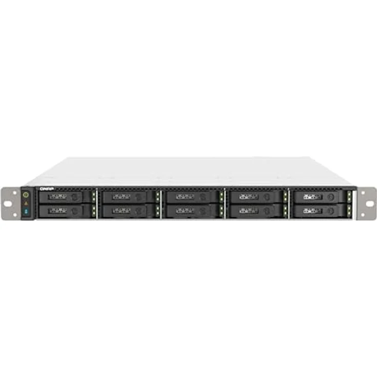 QNAP TS-h1090FU-7302P-128G | 10-Bay U.2 All-Flash, AMD EPYC, 2X PCIe Gen4 x16, 2X 25GbE Rackmount (1U) NAS – Bild 2