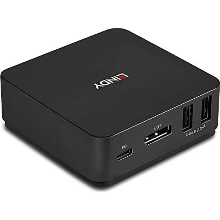LINDY 2 Port Type C, DisplayPort 1.2 KVM Switch – Bild 4