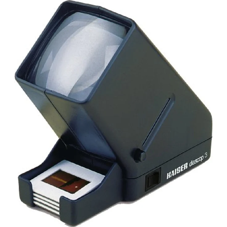 Kaiser Fototechnik diascop 3 Diaprojektor 3X - Diaprojektoren (80 x 170 x 160 mm, 1,5 V) – Bild 2