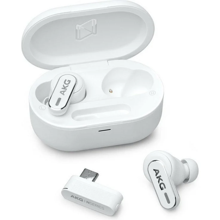 AKG N5 Hybrid Kabellose Noise-Cancelling In-Ear-Kopfhörer weiß – Bild 1