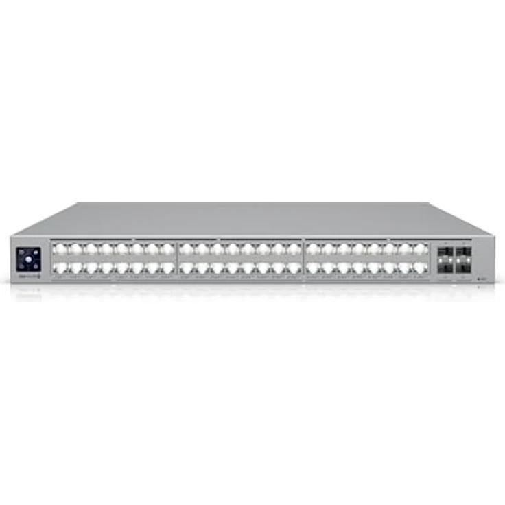 Ubiquiti UniFi Switch Pro 48, 48-port Layer 3-Netzwerk Switch mit 4 SFP28-Ports, PoE bis 1080 W, Silber – Bild 2
