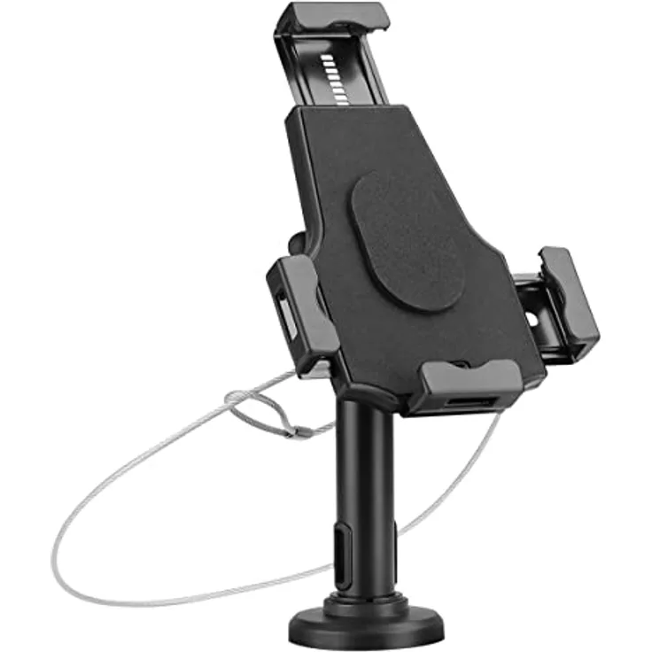 mywall 2-IN-1 Halterung für Tablets HT32L Universelle Verstellbarer Tablet Halter mit Diebstahlschutz, für die Wandmontage oder als Tischständer Passend für die meisten 7,9“–10,5“ (20-26,7 cm) Tablets
