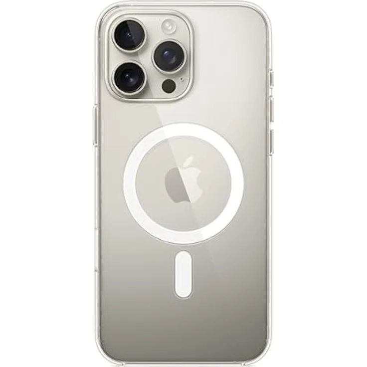Apple iPhone 16 Pro Max Clear Case mit MagSafe, transparente Handyhülle mit magnetischer Halterung und Kamera-Steuerung - Preisvergleich – Bild 2