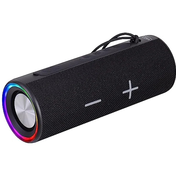 Trevi XR 8A35, Verstärkter tragbarer Lautsprecher 20 W mit Bluetooth, TWS-Funktion, wasserdicht IPX4, USB Type-C, Schwarz – Bild 3