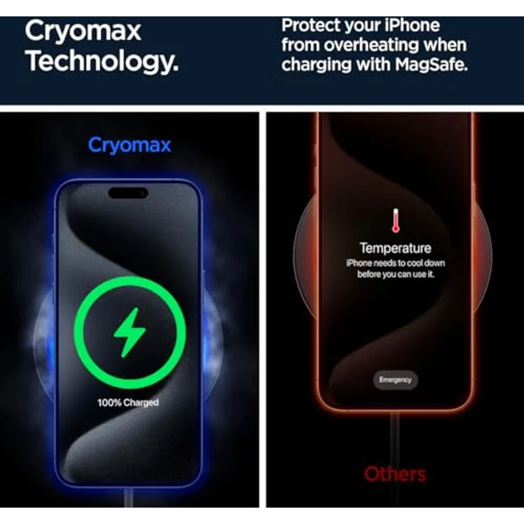 Spigen OneTap Pro 3 CryoMax, Smartphone Halterung mit MagSafe-Kompatibilität, schwarz – Bild 5