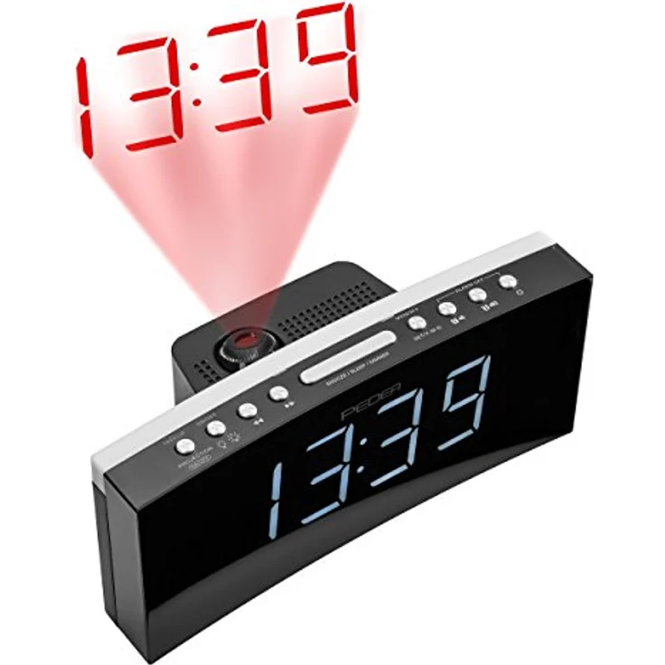 PEDEA Radiowecker mit LED Anzeige-Beleuchtung – Bild 4