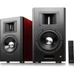 EDIFIER AIRPULSE A300 PRO - Duale aktive Studiomonitore (260W) mit Bluetooth 5.0 (aptX HD), hochwertigste Klangqualität und vielseitige Anschlussmöglichkeiten, inkl. Fernbedienung