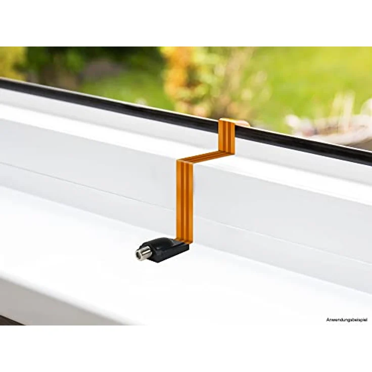 Good Connections SAT Tür--Fensterdurchführung - High-Quality, extrem flach - F-Kupplung an F-Kupplung - Gesamtlänge inkl. Stecker 53,5 cm, flexible Länge 44,5 cm - Preisvergleich – Bild 4