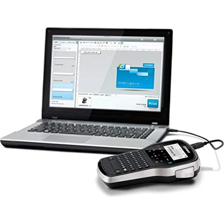 DYMO LabelManager 280 Wiederaufladbares Handheld-Etikettendrucker-Set, QWERTY-Tastatur, mit 2 Rollen D1-Etiketten und Tragetasche – Bild 12