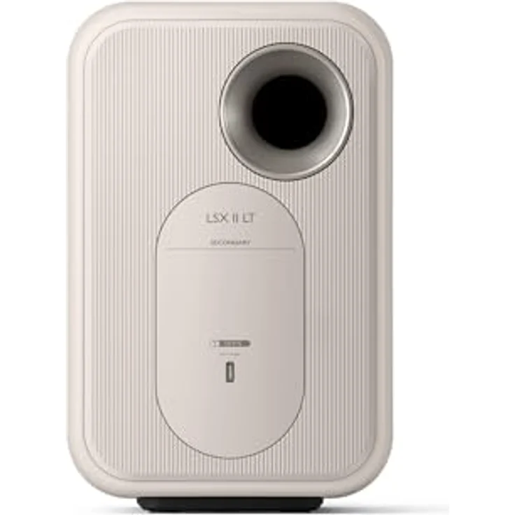 KEF LSX II LT kabellose Regallautsprecher, Stone White | Musik | TV & Home Entertainment | Gaming | HDMI-ARC | USB-C | Bluetooth | AirPlay 2 | Chromecast | Spotify – Bild 4