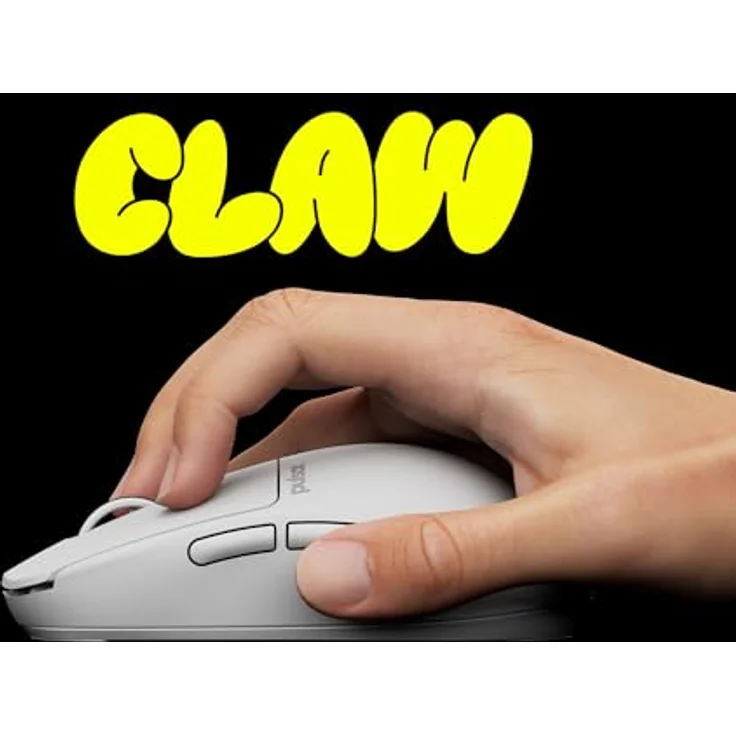 Pulsar X2H CRAZYLIGHT Medium Wireless Gaming Maus, 32.000 DPI, 8K Polling, Uyuni White – Bild 4