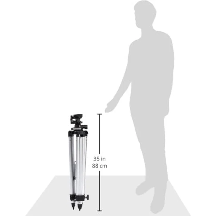 Celestron Stativ Alt-Azimutal für Spektive, Aluminium, maximal 5 kg Traglast, 2D Panoramakopf, Silber, 114,3 cm Höhe – Bild 3