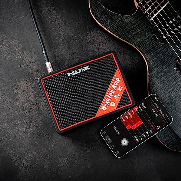 Nux Gitarren-Verstärker Mighty Lite BT (3,00 W, Bluetooth-Funktionalität, Schwarz) – Bild 6