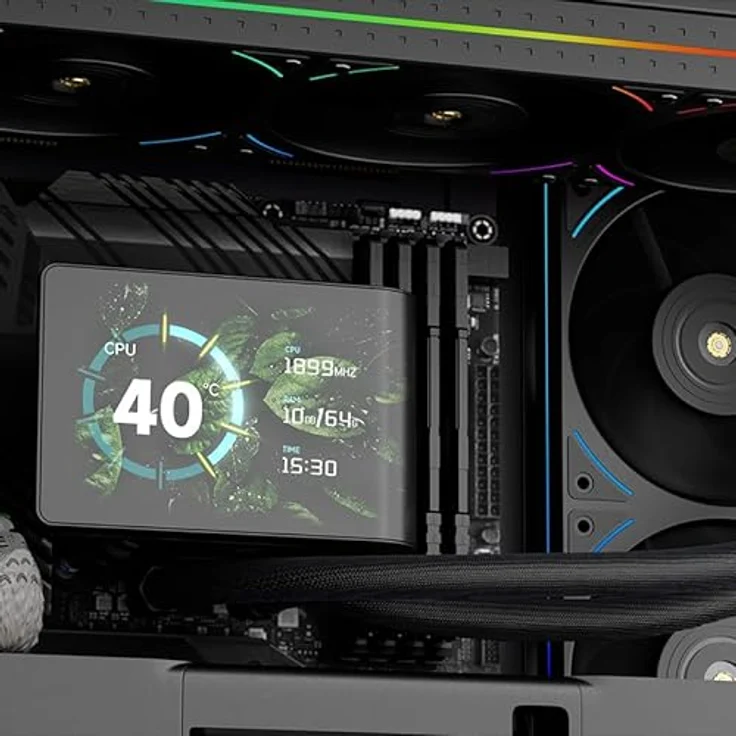 Thermalright Wonder Vision 360 UB ARGB, 360mm CPU Wasserkühler mit RGB-Beleuchtung, Schwarz – Bild 8