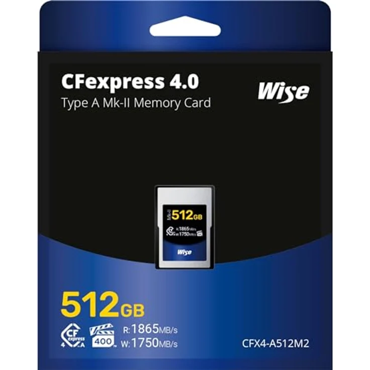 Wise CFexpress 4.0 Type A Mk-II 512GB, Speicherkarte – Bild 3
