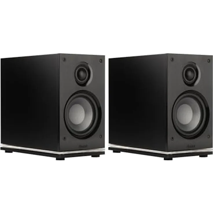 Magnat Signature Edelstein (Schwarz), Regal-Lautsprecher mit kristallklaren Höhen und kraftvollen Bässen