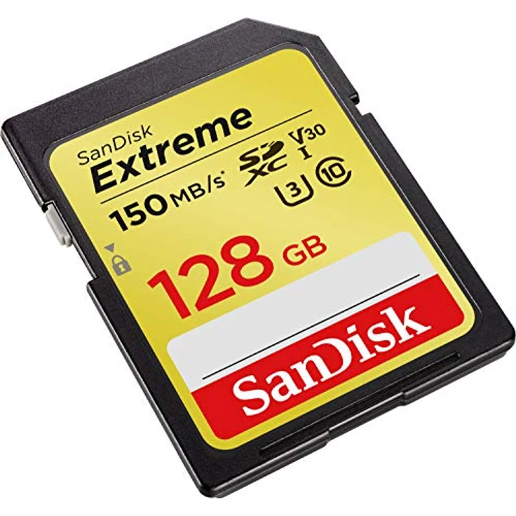 SanDisk Extreme 128GB SDXC Memory Card up to 150MB-s, Class 10, U3, V30 – Bild 2