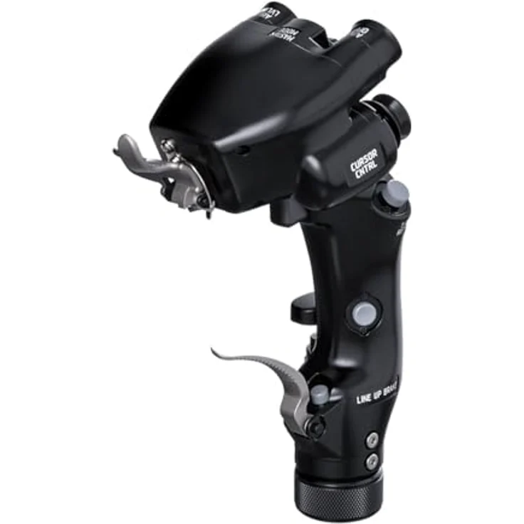VIRPIL Controls FLNKR, Premium Flugsimulator Joystick aus Vollmetall mit 3-Triggereinheit und kontaktlosen Hall-Sensoren, für DCS World & X-Plane – Bild 3