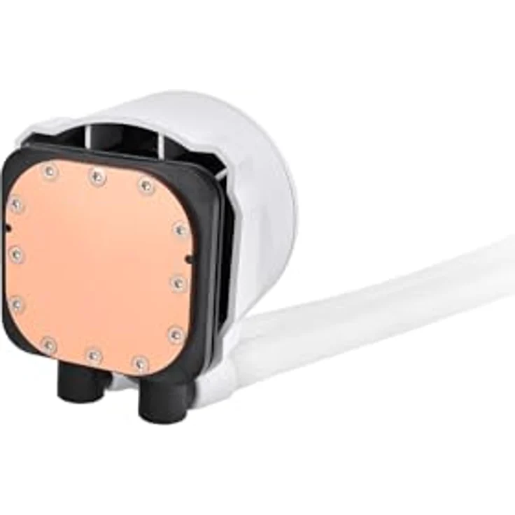 Thermaltake TH240 V2 ARGB Sync CPU Liquid Cooler Snow Edition All-In-One - Für kleine und mittlere Gehäuse geeignet, Abstimmung mit CT120 ARGB-Lüftern möglich, Infinity-Mirror-Design, Intel & AMD kompatibel – Bild 4