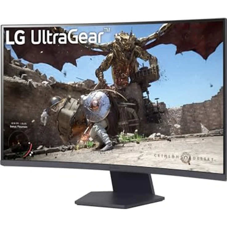 LG Electronics 32GS60QX-B.AEUQ UltraGear™ Curved QHD Gaming VA-Monitor 32" (80cm), 2560 x 1440, 1ms GtG, 180 Hz, HDR10, AMD FreeSync™ - Schwarz – Bild 3