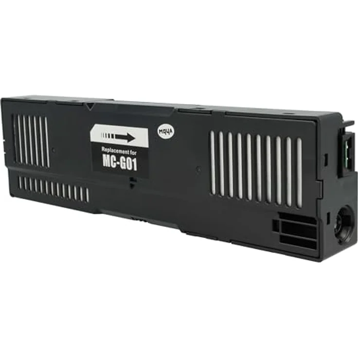 vhbw Resttintentank für Canon MAXIFY GX5050, G6055, G6091, G6092, G6090, GX5055, 2 Stück, schwarz – Bild 8