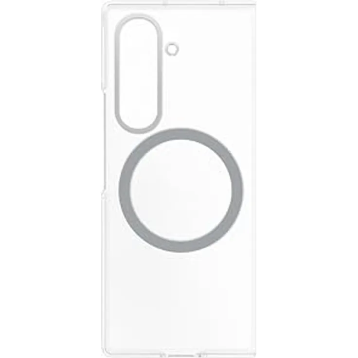 Designed for Samsung Yuchuan Clear Magnet Case für Galaxy Z Fold7, Zweiteilige transparente Handy-Hülle mit Magnet für Qi2-Charger, Schutz vor Kratzern und Stößen